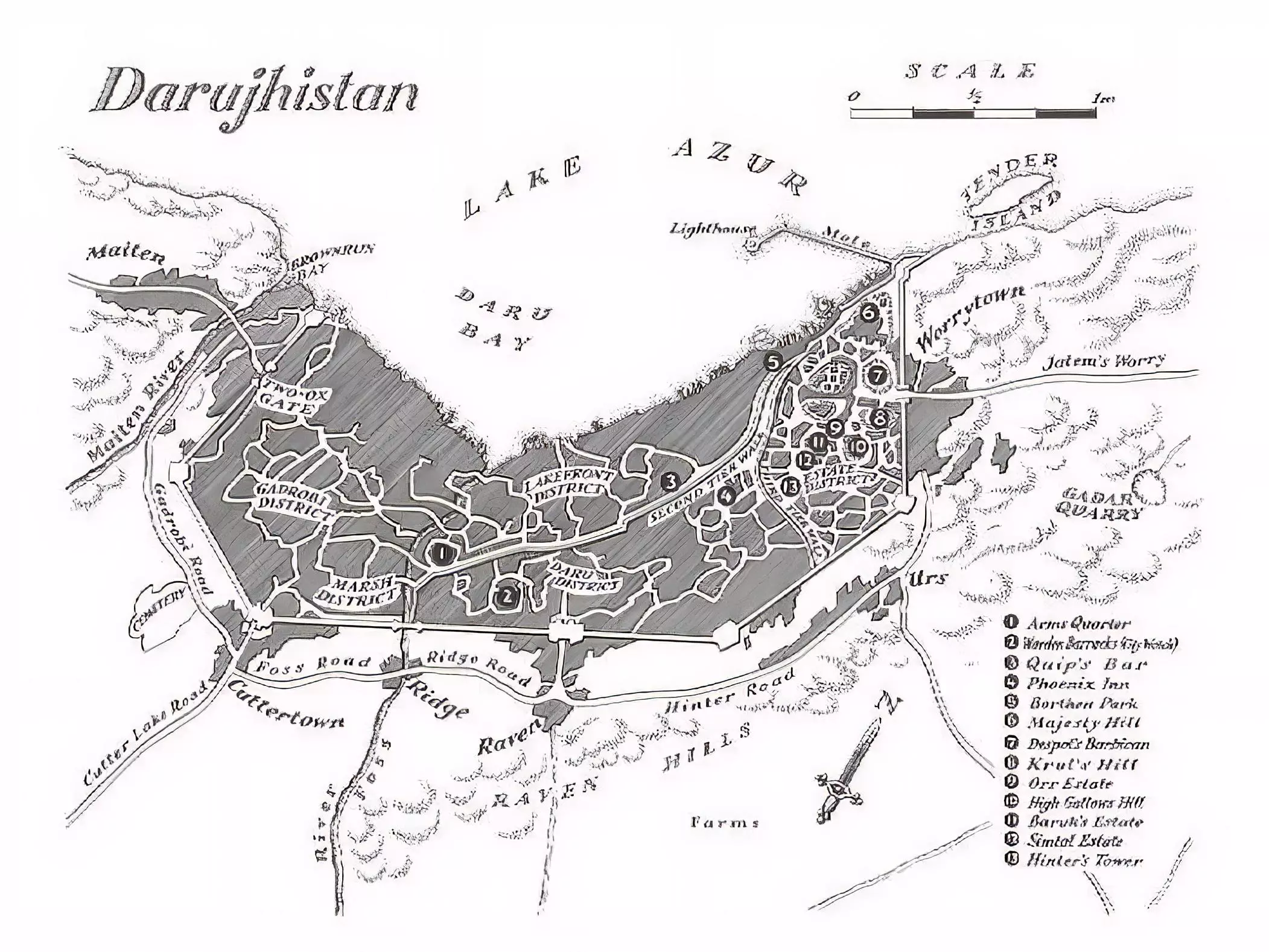 Map of Darujhistan