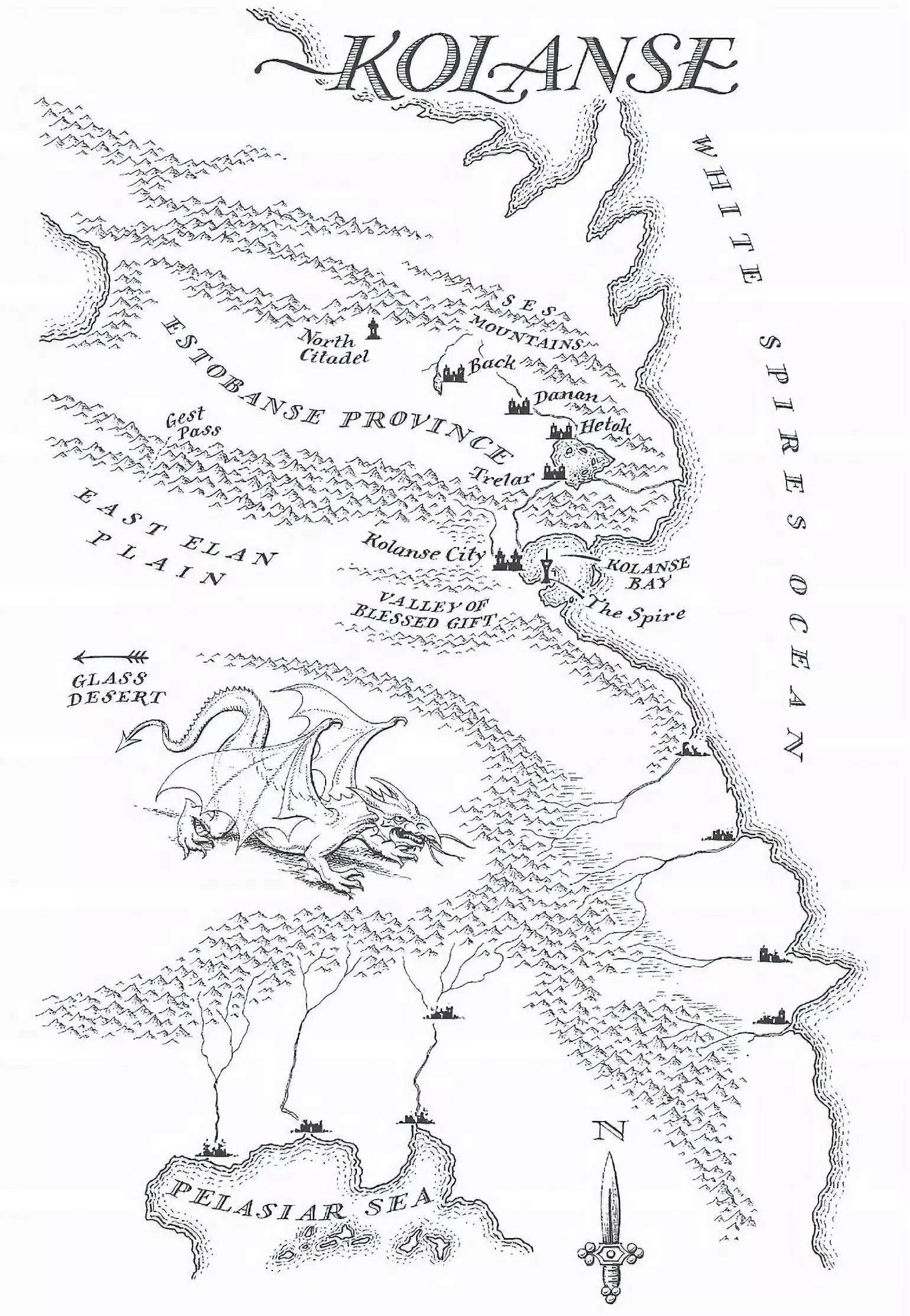 Map of Kolanse
